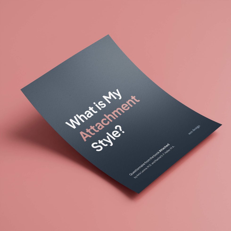 Attachment Style Quiz for Therapists Printable PDF Resource