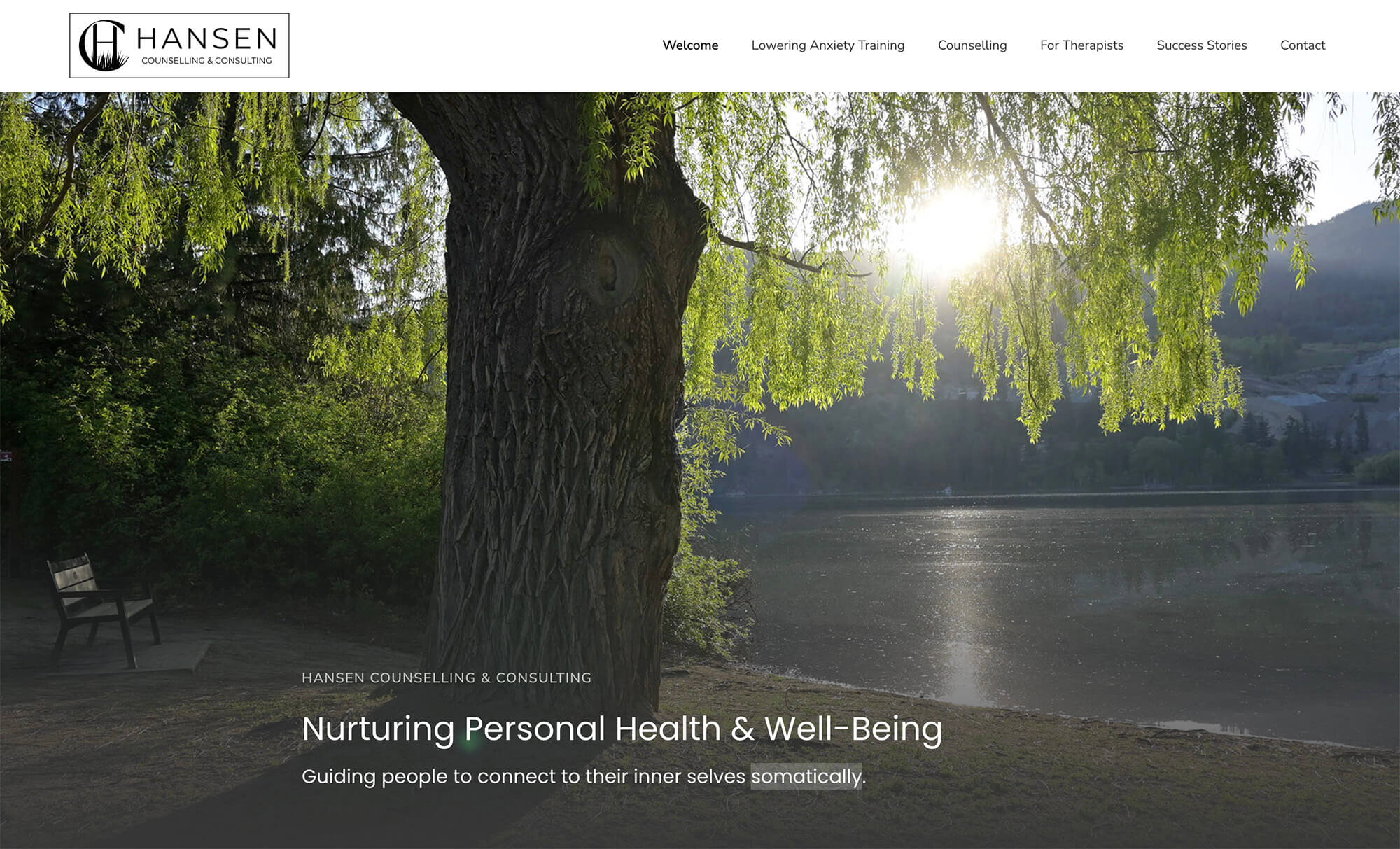 therapy website design