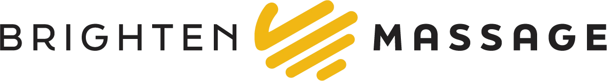 brighten massage logo design