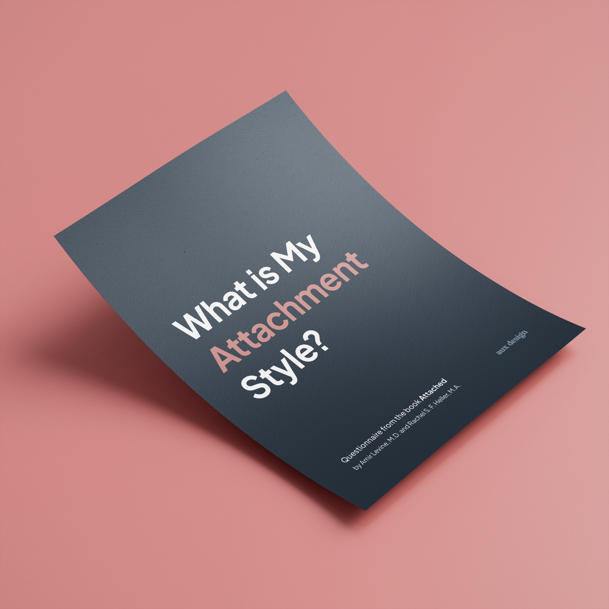 what is my attachment style quiz cover page